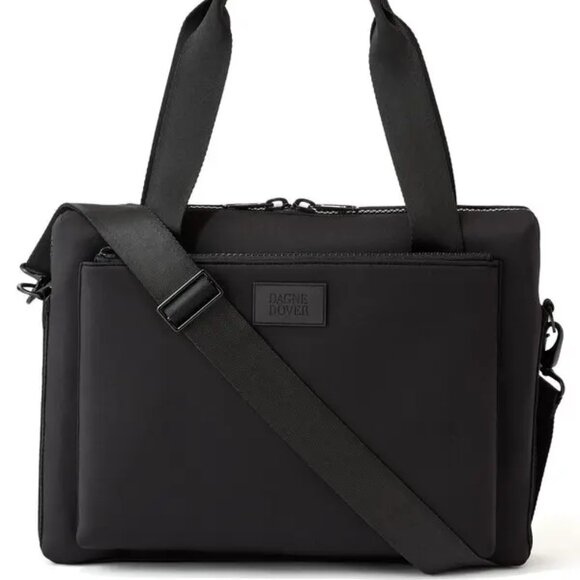Dagne Dover Handbags - Dagne Dover Neoprene Laptop Tote – Black – Rare Discontinued Model